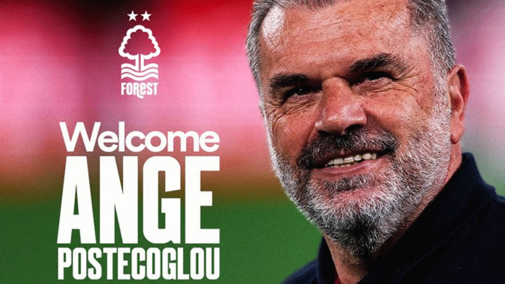Ange Postecoglou Named New Head Coach of Nottingham Forest