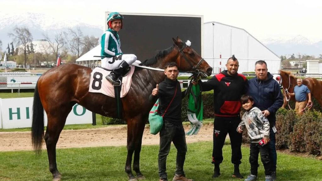 Arturo Vidal Takes a Break from Football, Enjoys Day at Horse Racing Club