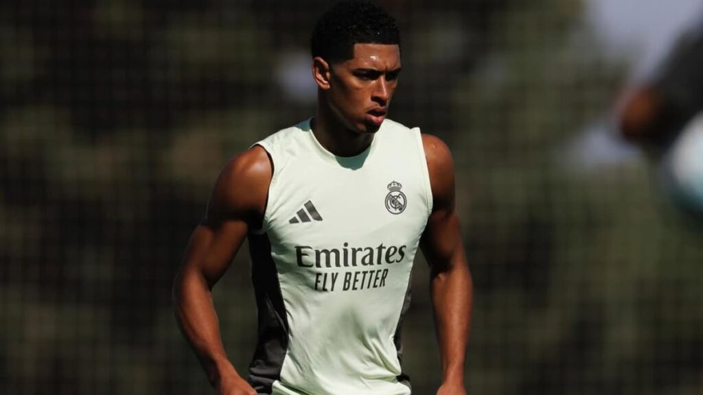 Bellingham Shares New Photos from Real Madrid Training as He Continues His Recovery