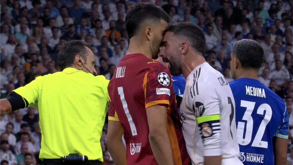 Carvajal Shown Red Card After Headbutt Incident