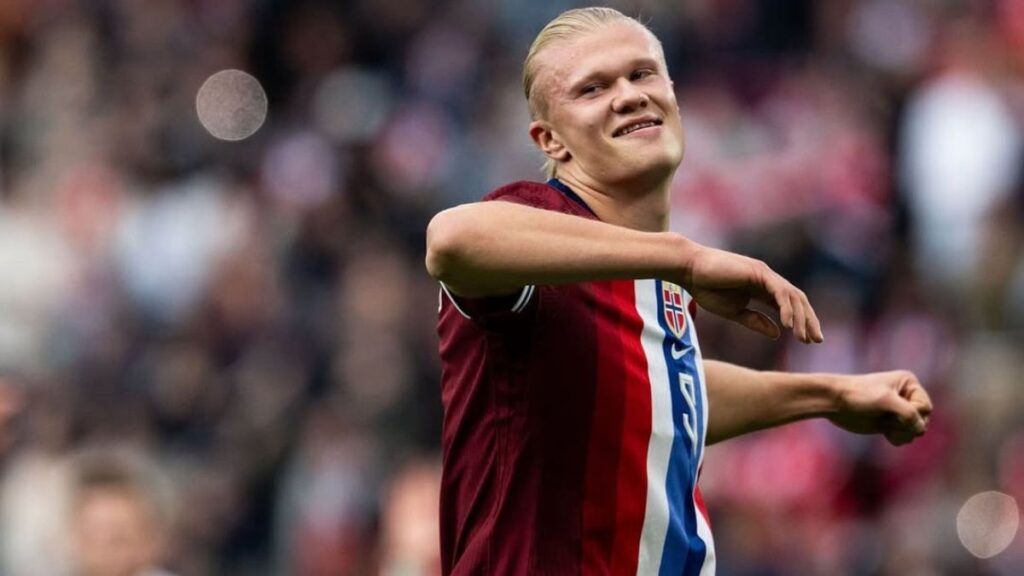 Erling Haaland Posts Training Snap with Norway National Team Ahead of Match