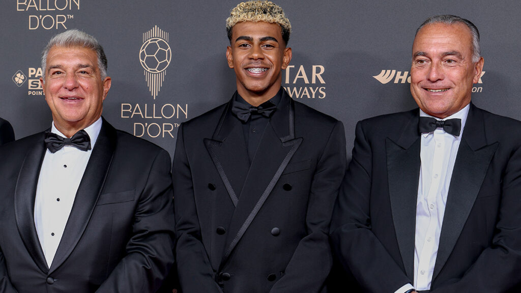 Joan Laporta Reflects on Memorable Burger Moments During Ballon d’Or Ceremony Trip with Yamal and Cubarsí