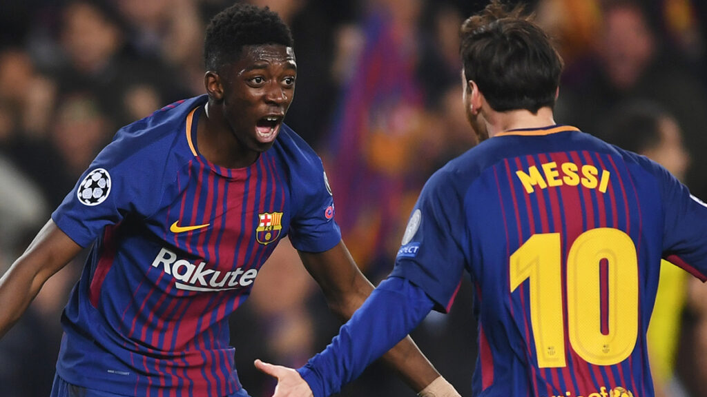 Lionel Messi Congratulates Ousmane Dembélé on His Ballon d’Or Victory