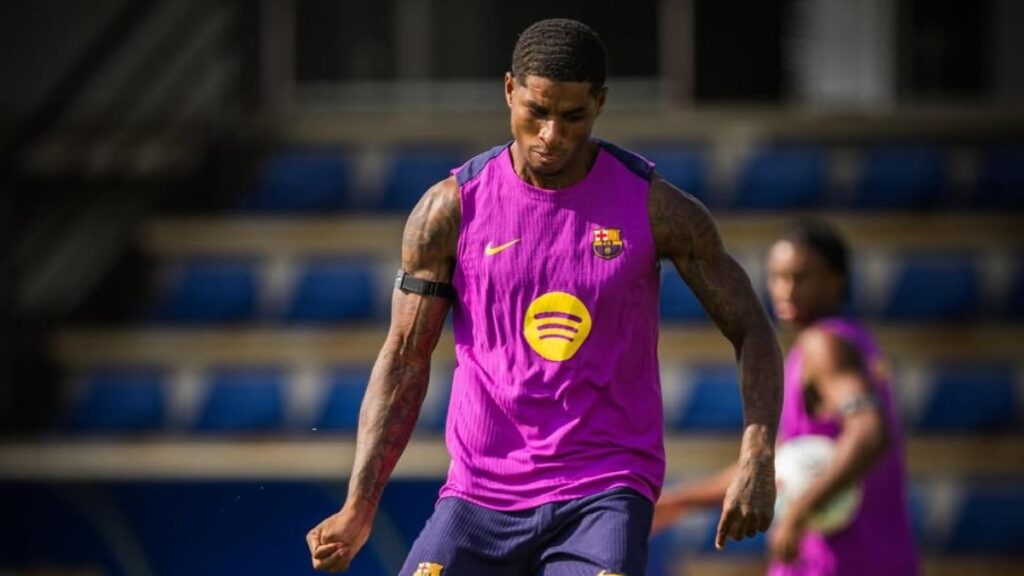 Marcus Rashford Posts Photo from Barcelona Training After National Team Duty