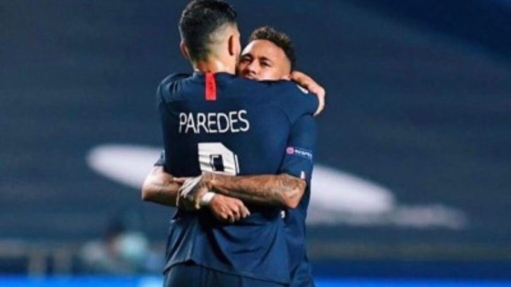 Neymar and Leandro Paredes Share a Friendly Shirt Swap