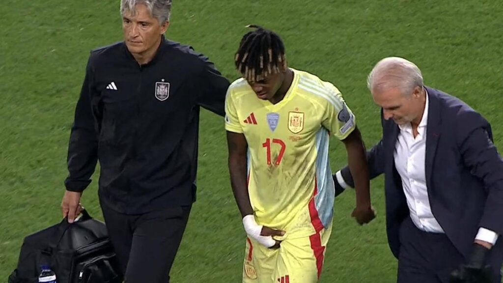 Nico Williams Faces Injury During Spain National Team Match