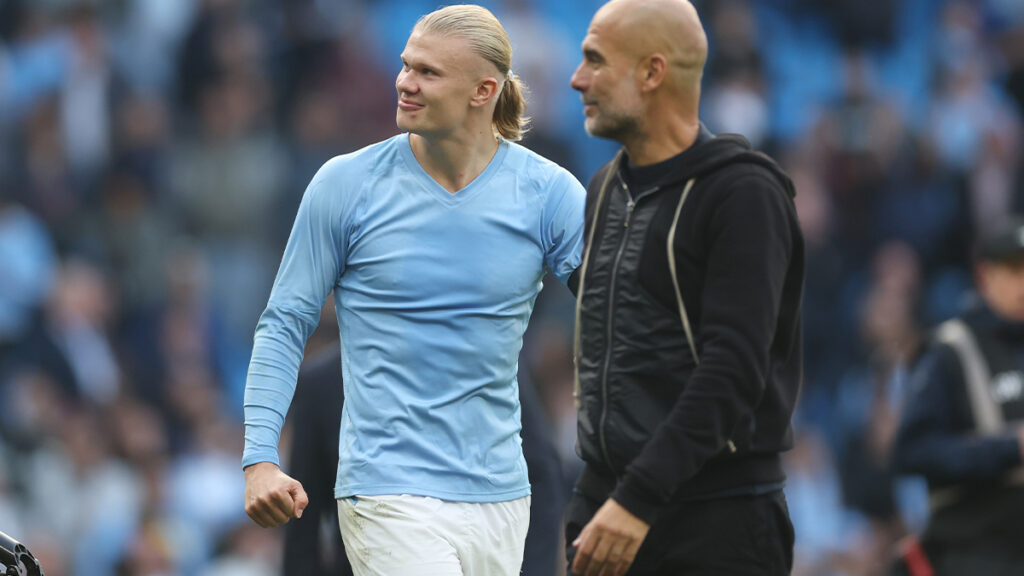 Pep Guardiola: “Haaland is as Great as Messi and Ronaldo” Pep Guardiola: “Haaland is as Great as Messi and Ronaldo”