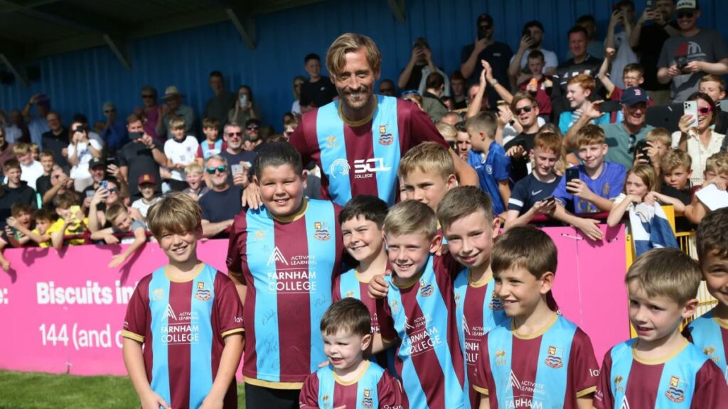 Peter Crouch Becomes Mascot for Non-League Football Team