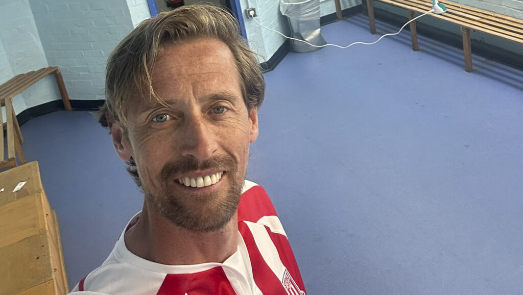 Peter Crouch Embraces Retirement with Mascot Role at Local Football Match