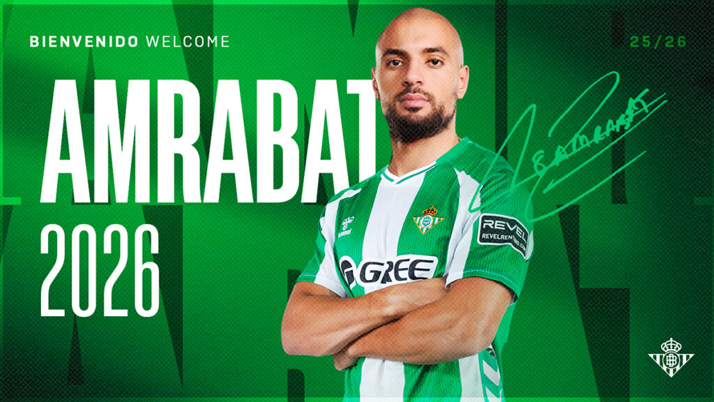 Sofyan Amrabat Officially Joins Betis