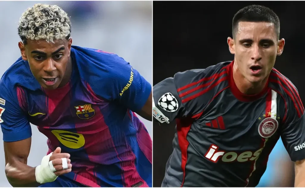 Barcelona vs. Olympiacos: Lineups for UEFA Champions League Matchday 3, 2025-26