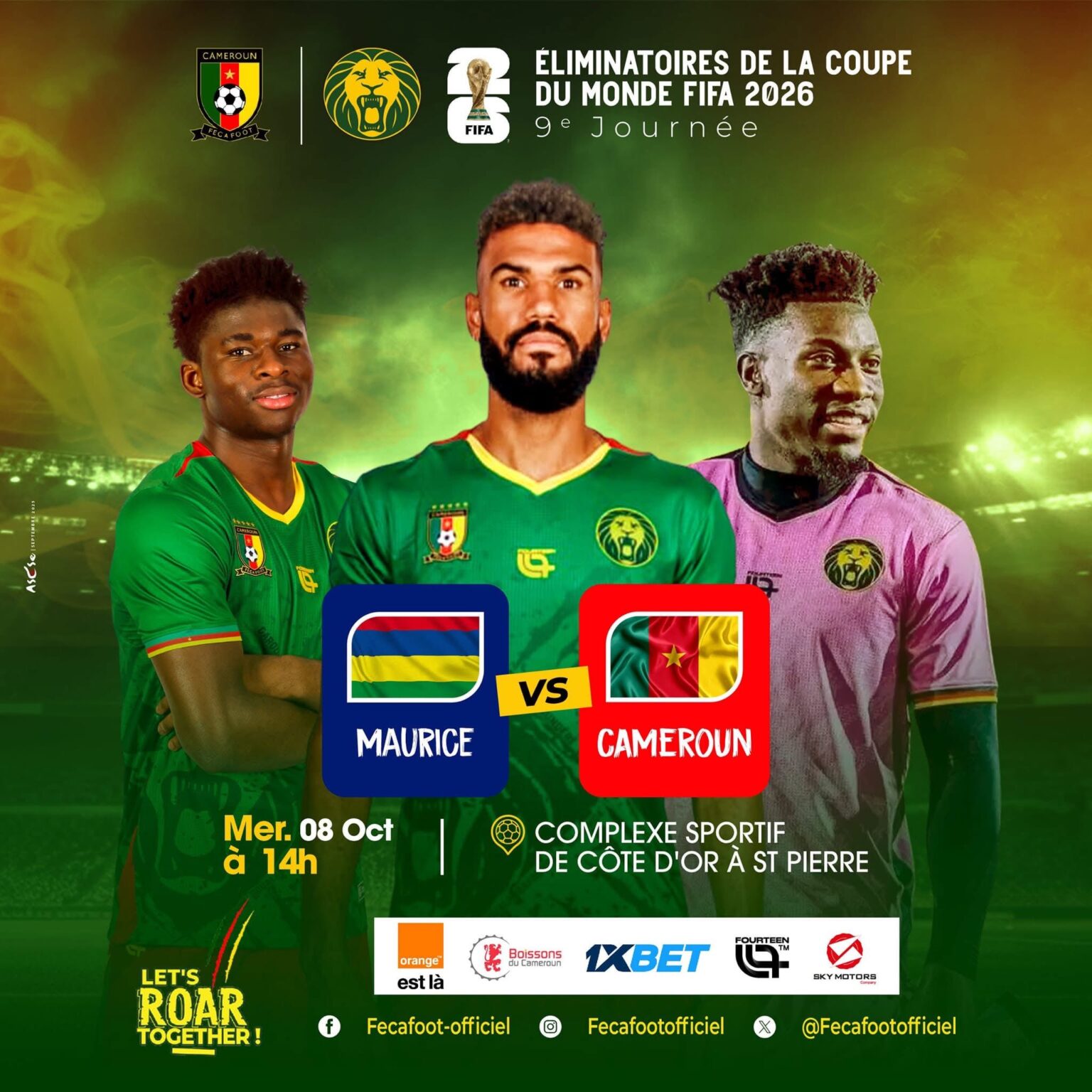 Cameroon Team Arrives in Mauritius for 2026 World Cup Qualifiers
