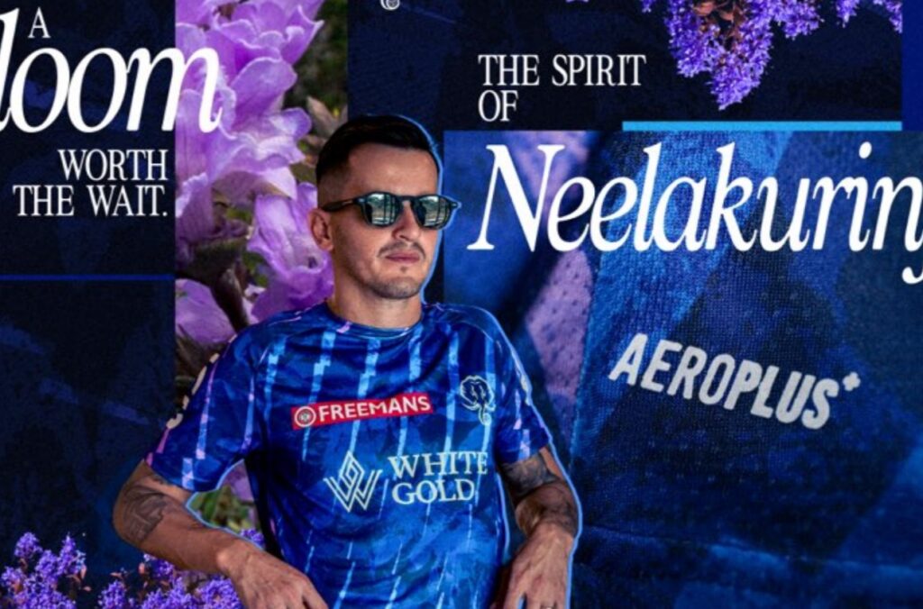 Kerala Blasters Launch Third Kit Inspired by ‘Neelakurinji’ Kerala Blasters Launch Third Kit Inspired by ‘Neelakurinji’