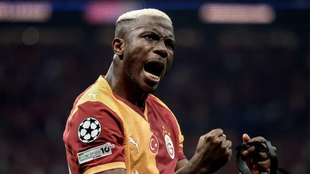 Osimhen Excels with Nine Goals in Seven European Matches for Galatasaray