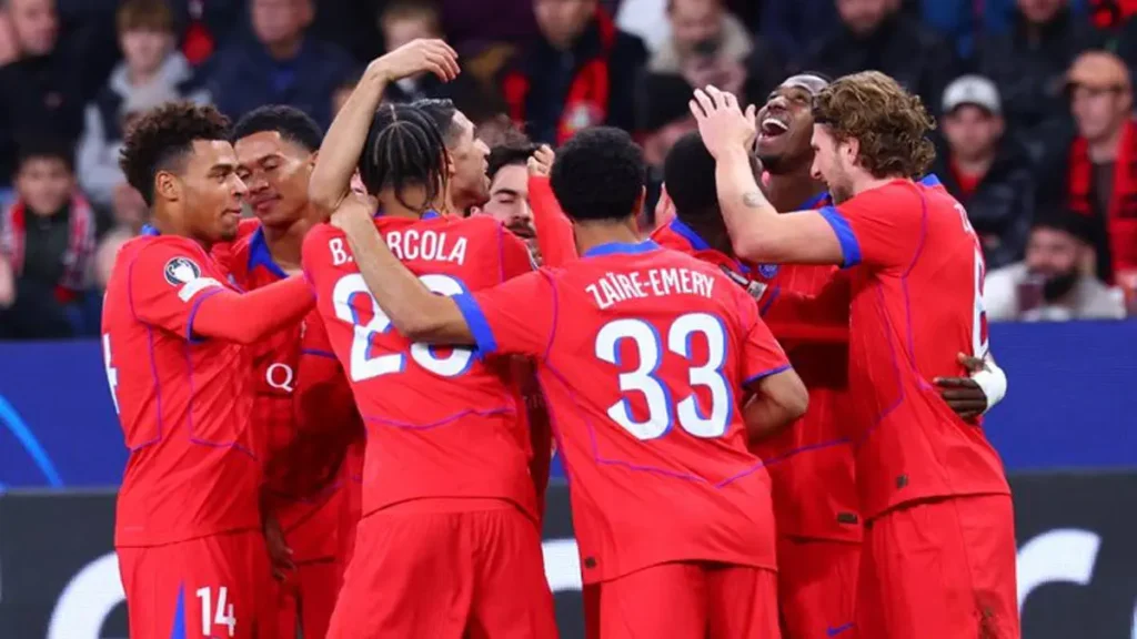 PSG Sets Champions League Record with Most Goals in a Calendar Year