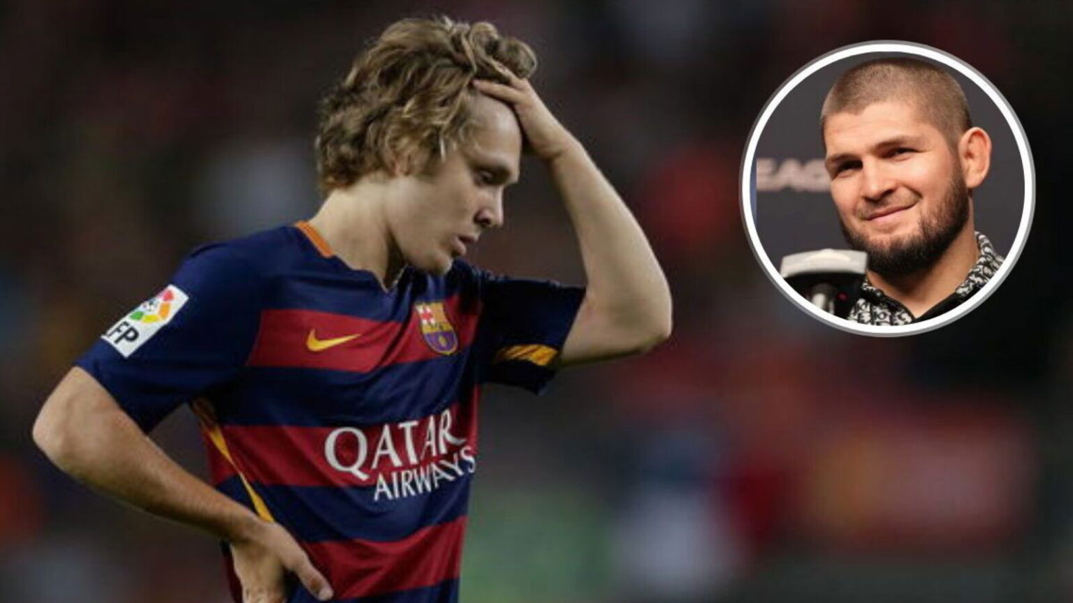 Real Madrid Supporter Khabib Nurmagomedov Playfully T rolls Barcelona Icon While Living His Soccer Dream