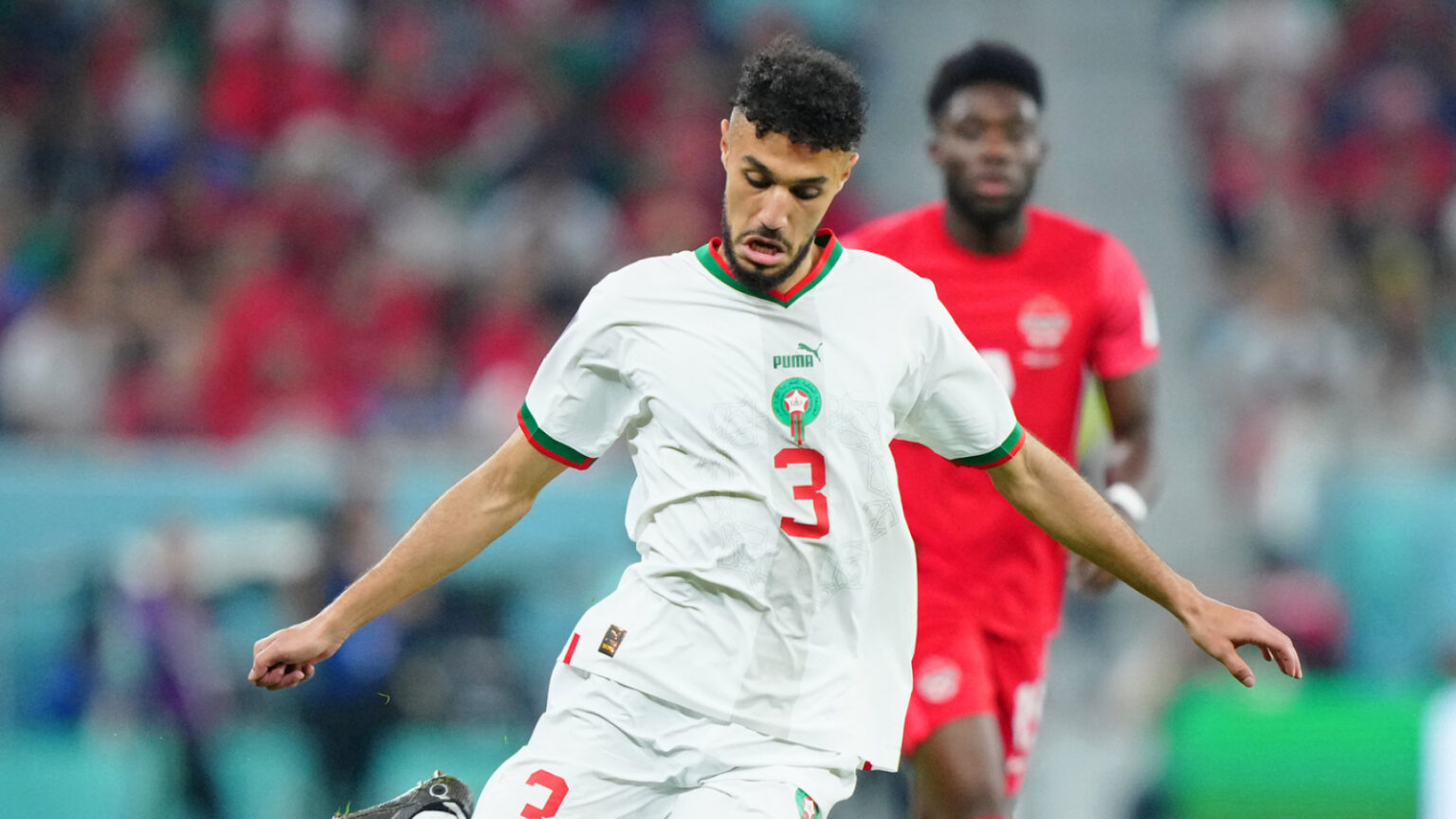 Noussair Mazraoui Suffers Serious Injury During Morocco’s Victory Over Cameroon