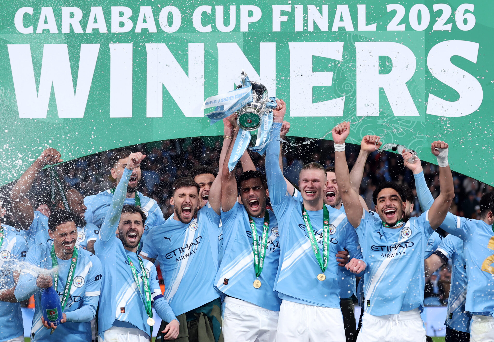 Guardiola Celebrates as Man City Triumphs Over 'Unbeatable' Arsenal in League Cup Final