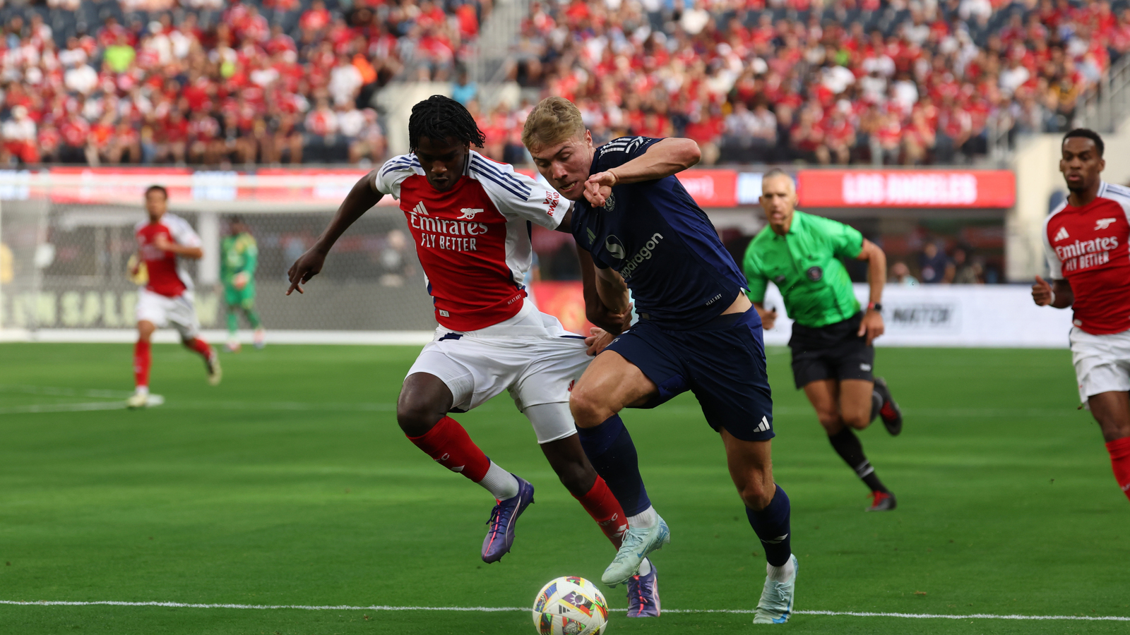 Manchester United Player Nets First Goal for England