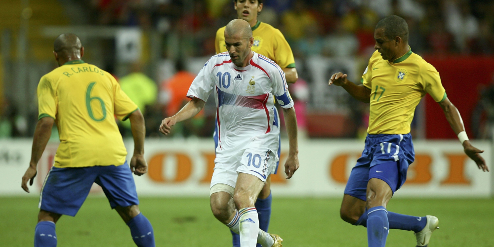 Zidane's Stellar Performance Against Brazil