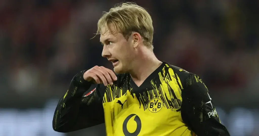 ബയർ ലെവർകൂസനെതിരെ സ്വന്തം തട്ടകത്തിൽ ജൂലിയൻ ബ്രാൻഡിന് ഗോൾ പങ്കാളിത്തമില്ല