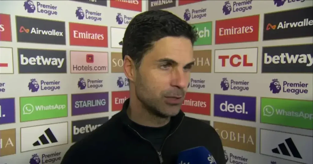 ബൗൺസ്മൗത്തിനോടേറ്റ തോൽവി: ആരാധകരോട് മാപ്പ് ചോദിച്ച് ആഴ്സണൽ പരിശീലകൻ മൈക്കൽ ആർട്ടെറ്റ