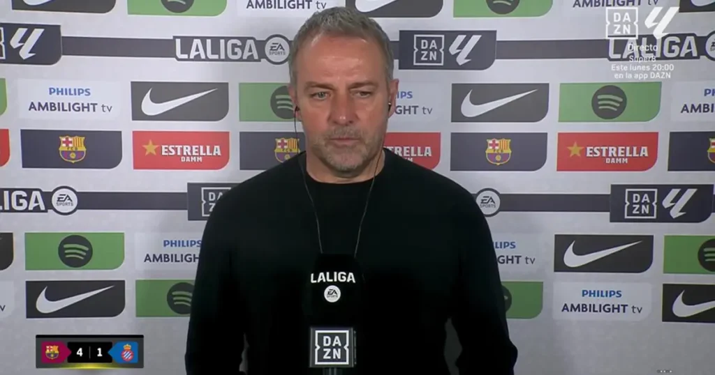 ബാഴ്‌സലോണ ജയം: ഫെറാനിൽ സന്തോഷമെന്ന് ഹാൻസി ഫ്ലിക്ക്; മാർട്ടിൻ ചൊവ്വാഴ്ച തിരിച്ചെത്തും