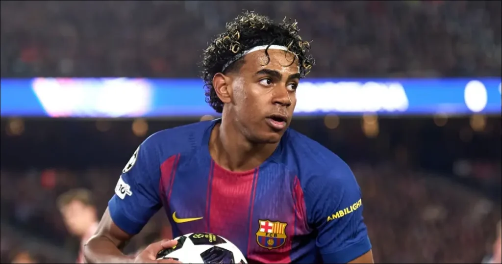 ലാ ലിഗയിൽ 100 മത്സരങ്ങൾ പൂർത്തിയാക്കുന്ന ഏറ്റവും പ്രായം കുറഞ്ഞ താരമായി ലമിൻ യമാൽ ലാ ലിഗയിൽ 100 മത്സരങ്ങൾ പൂർത്തിയാക്കുന്ന ഏറ്റവും പ്രായം കുറഞ്ഞ താരമായി ലമിൻ യമാൽ