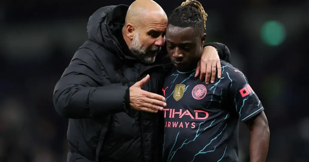 Premier League: जेरेमी डोकू ने किया खुलासा, हाफ-टाइम में गार्डियोला ने दिया था खास निर्देश