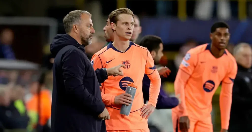 അത്ലറ്റിക്കോ മാഡ്രിഡിനെതിരായ മത്സരം: ഫ്രെങ്കി ഡി ജോങ് കളിക്കുമോയെന്ന് ഹാൻസി ഫ്ലിക് തീരുമാനിക്കും