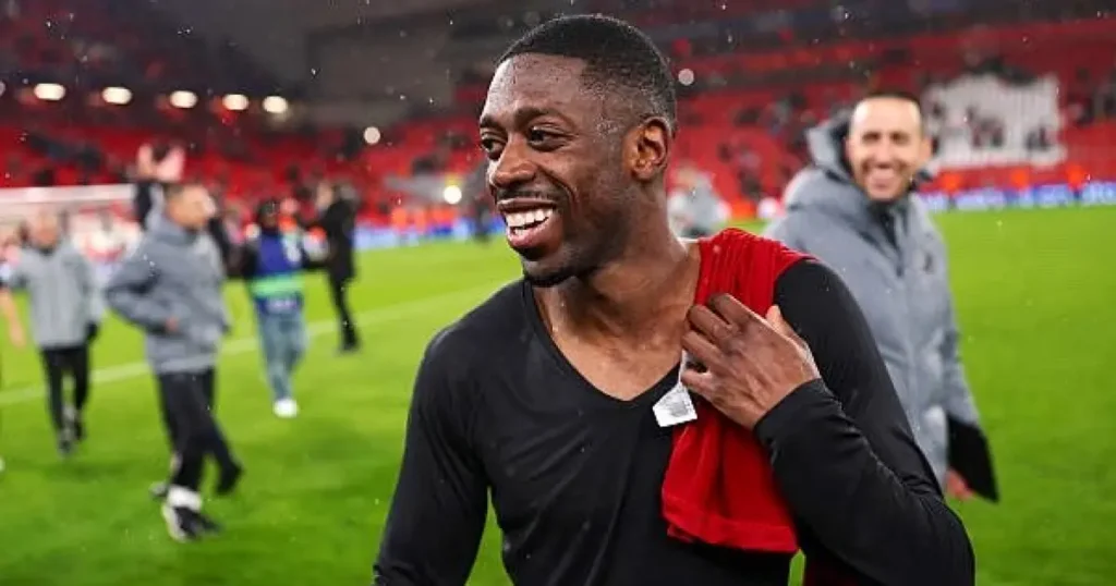 Champions League: सेमीफाइनल में पहुंचने के बाद उस्मान डेम्बेले ने की PSG टीम की तारीफ Champions League: सेमीफाइनल में पहुंचने के बाद उस्मान डेम्बेले ने की PSG टीम की तारीफ