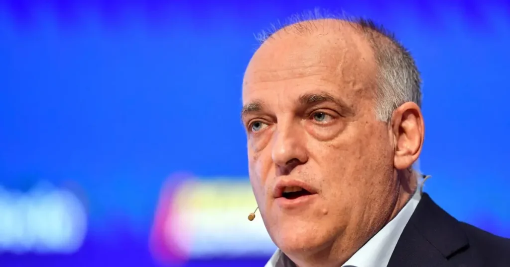 ബാഴ്‌സലോണ അധികൃതരുമായി ചർച്ച നടത്തി ലാലിഗ പ്രസിഡന്റ് ജാവിയർ തെബാസ്; കാരണം പുറത്ത്