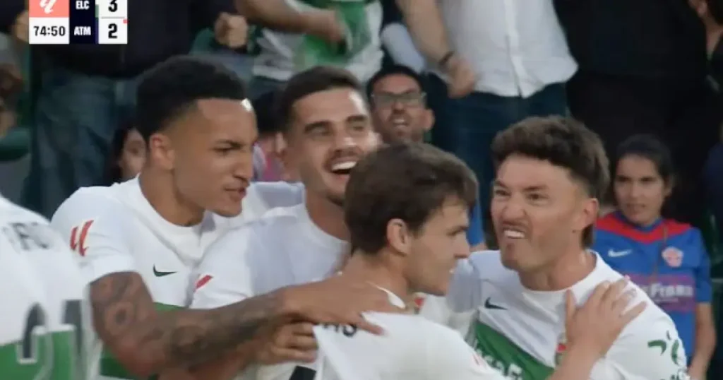 La Liga: रेलीगेशन जोन में मौजूद एल्चे से हारा एटलेटिको मैड्रिड