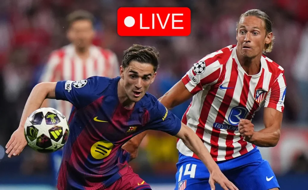 2026 യുവേഫ ചാമ്പ്യൻസ് ലീഗ് ക്വാർട്ടർ ഫൈനൽ രണ്ടാം ലെഗ്: അറ്റ്ലെറ്റിക്കോ മാഡ്രിഡും ബാഴ്സലോണയും തമ്മിലുള്ള പോരാട്ടം രണ്ടാം പകുതിയിൽ; സ്കോർ 1-2.