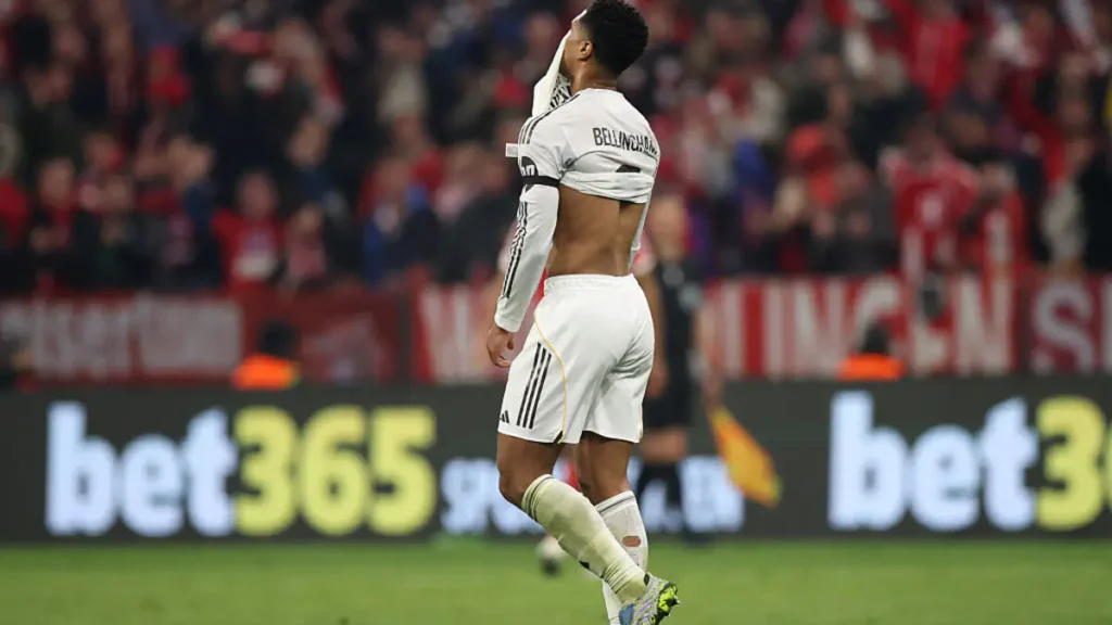 Bellingham Kicks VAR Monitor in Post-Match Fury