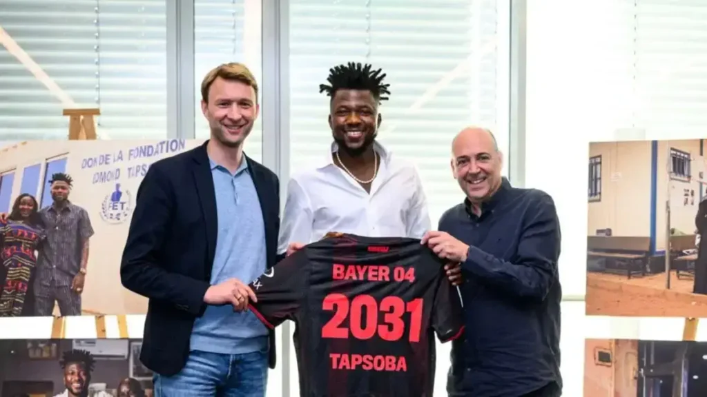 Edmond Tapsoba Signs Long-Term Contract Extension with Bayer Leverkusen Through 2031