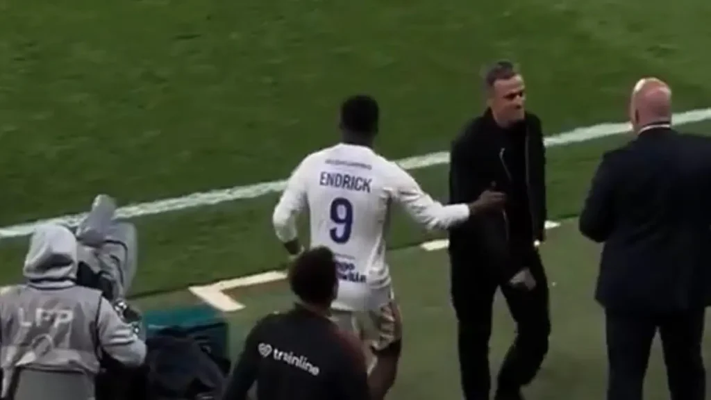 Luis Enrique explains why he refused to shake Endrick’s hand after the match