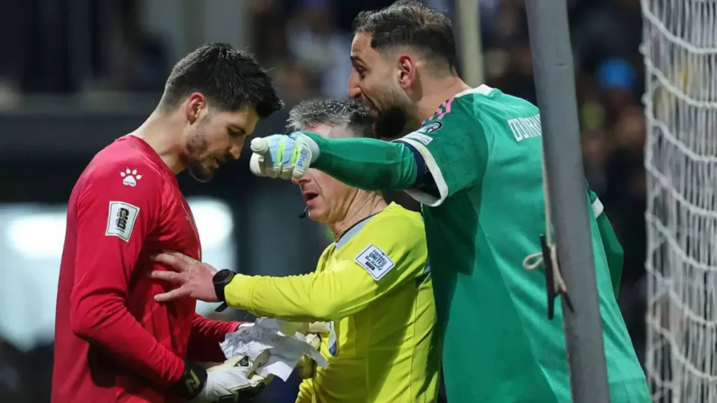 Nikola Vasilj Snatches Donnarumma’s Cheat Sheet with Bosnia’s Penalty Directions During Shootout