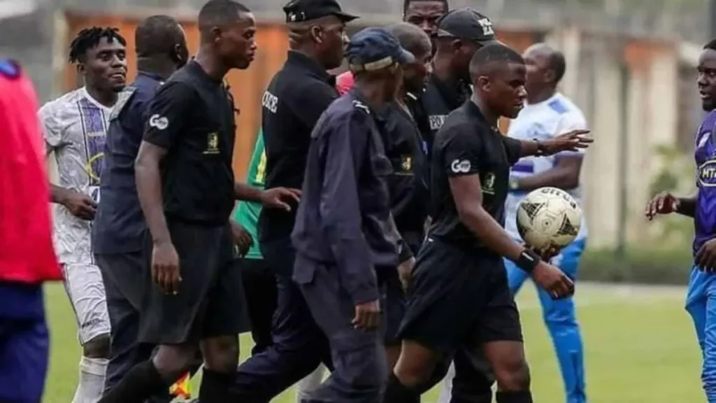 Referee Escapes After Regional League Match in Cameroon Referee Escapes After Regional League Match in Cameroon