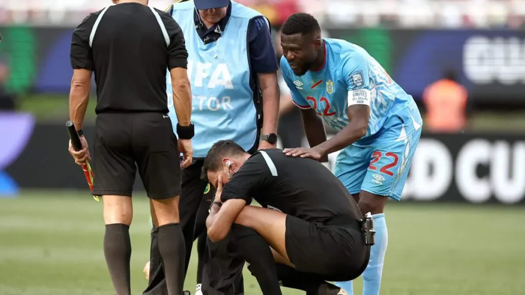 Referee Facundo Tello Injured, Stopping DR Congo vs Jamaica Match as Leopards Reach World Cup