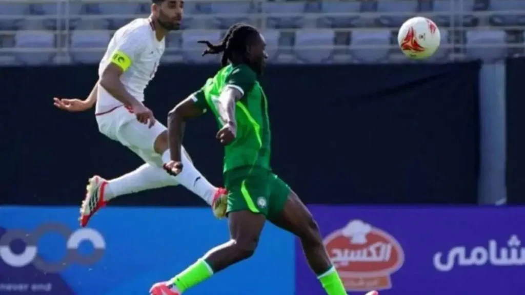 Super Eagles and Jordan Share Points in 2-2 Draw; Iwobi Sent Off