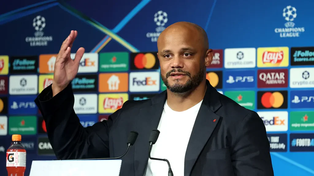 Vincent Kompany urges caution ahead of PSG rematch: “Better stay home.”