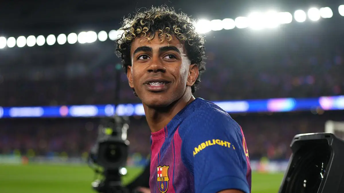 Funny moment. Wojciech Szczęsny parodies Lamine Yamal