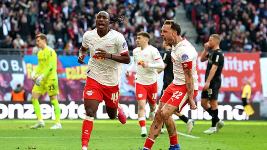 Yan Diomande leads RB Leipzig to win over Borussia Mönchengladbach