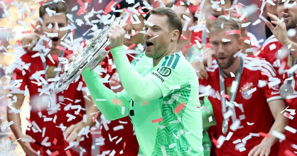Bundesliga: बायर्न म्यूनिख के कप्तान ने 13वें खिताब के साथ मुलर के रिकॉर्ड की बराबरी की Bundesliga: बायर्न म्यूनिख के कप्तान ने 13वें खिताब के साथ मुलर के रिकॉर्ड की बराबरी की