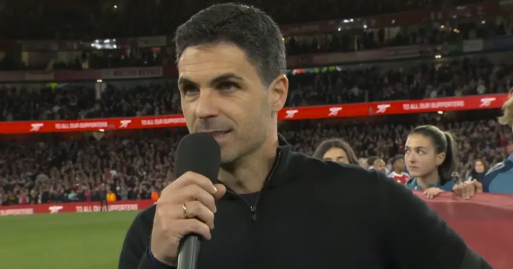 ബേൺലി ജയം: ആരാധകരുടെ പിന്തുണയ്ക്ക് നന്ദി പറഞ്ഞ് മൈക്കൽ ആർട്ടെറ്റ
