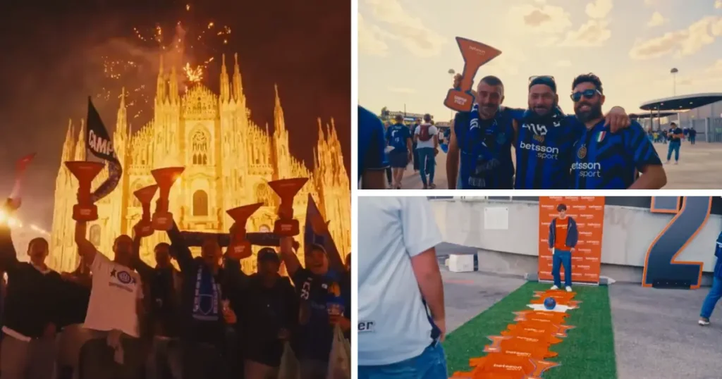 Serie A: इंटर मिलान के खिताबी जश्न में बेटसन ने लगाए फोटोबूथ और गेम