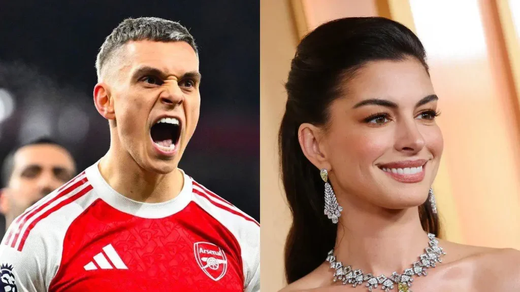 Arsenal Star Seen with Actress Anne Hathaway Following Split from His Wife Arsenal Star Seen with Actress Anne Hathaway Following Split from His Wife