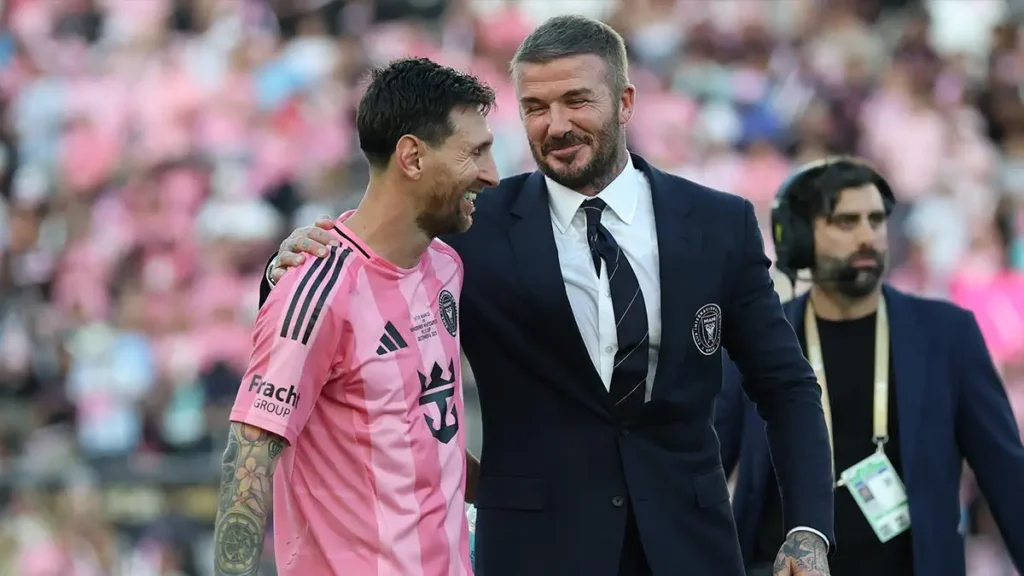 David Beckham Becomes the First British Athlete to Reach £1 Billion Fortune Thanks to the Messi Effect David Beckham Becomes the First British Athlete to Reach £1 Billion Fortune Thanks to the Messi Effect