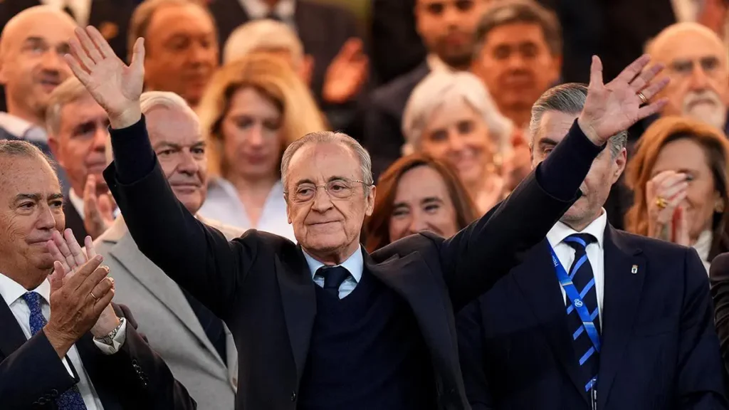 Fans call for Florentino Pérez’s resignation, but protest gets shut down fast Fans call for Florentino Pérez’s resignation, but protest gets shut down fast